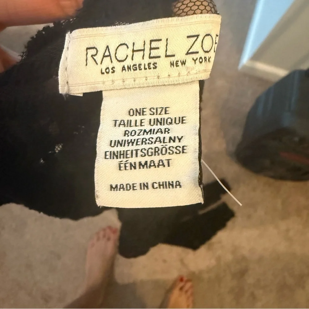 Rachel Zoe Black Lace Cover-Up nwot